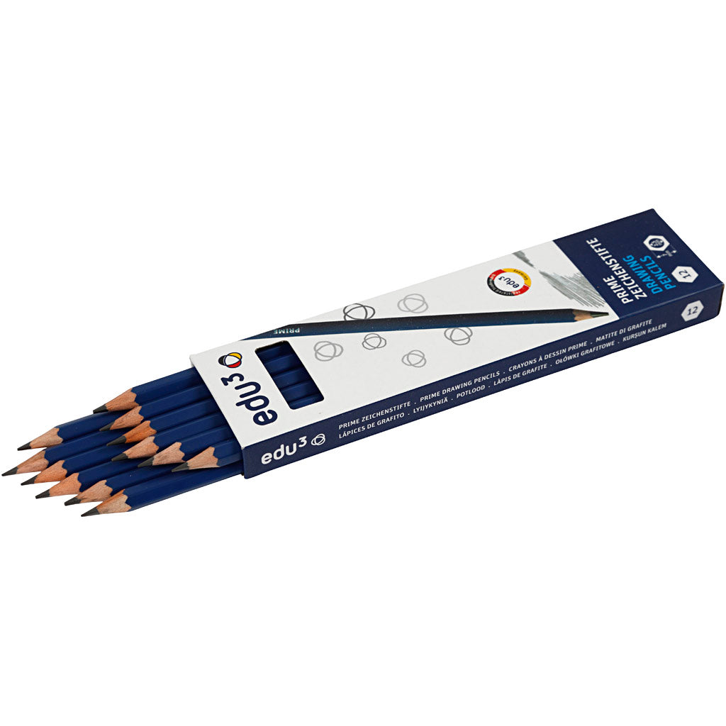 edu Drawing Pencil, 4B, 12 pc