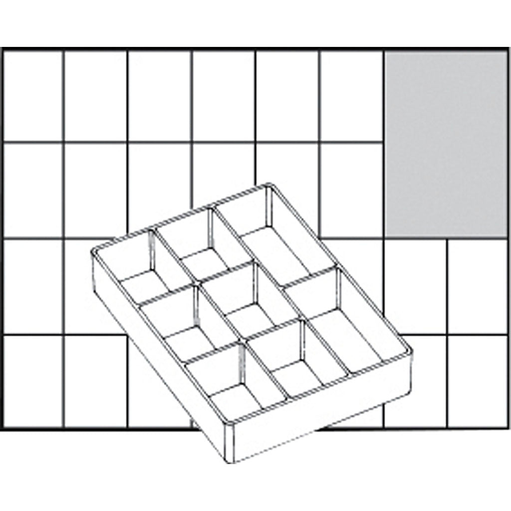 Insert Box, no. A78 Low, H: 24 mm, size 109x79 mm