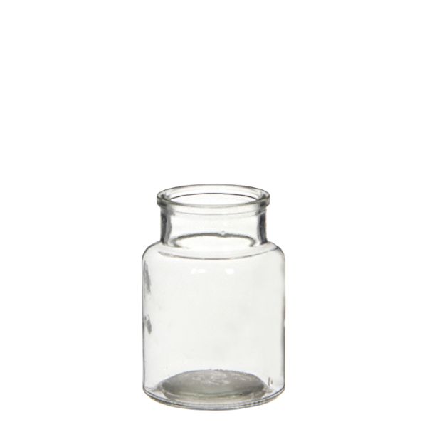 Glass Medicine Vase 10cm tall Ø 7cm (tray with 24 pcs)