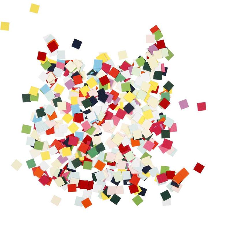 Card Mosaics, square, size 10x10 mm, ca. 10000 pc, 180 g
