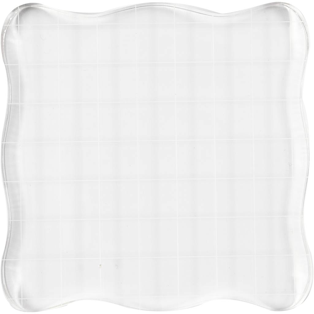 Acrylic Block, size 10x10 cm, thickness 1 cm