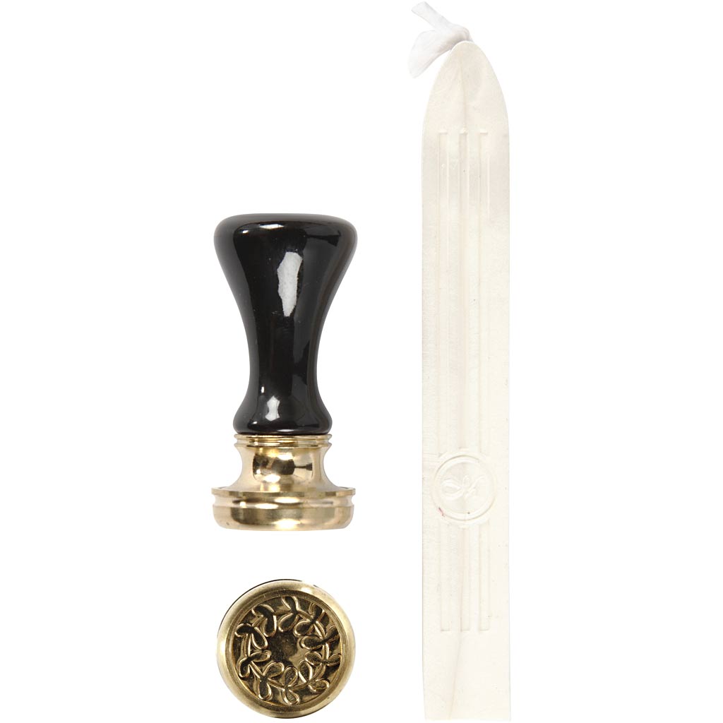 Wax Seal Set, dia. 17 mm, mother-of-pearl