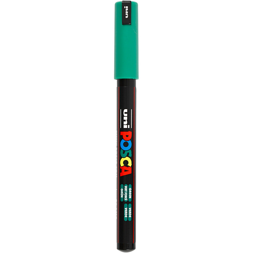 Posca Marker, no. PC-1MR, line 0,7 mm, extra-fine, green