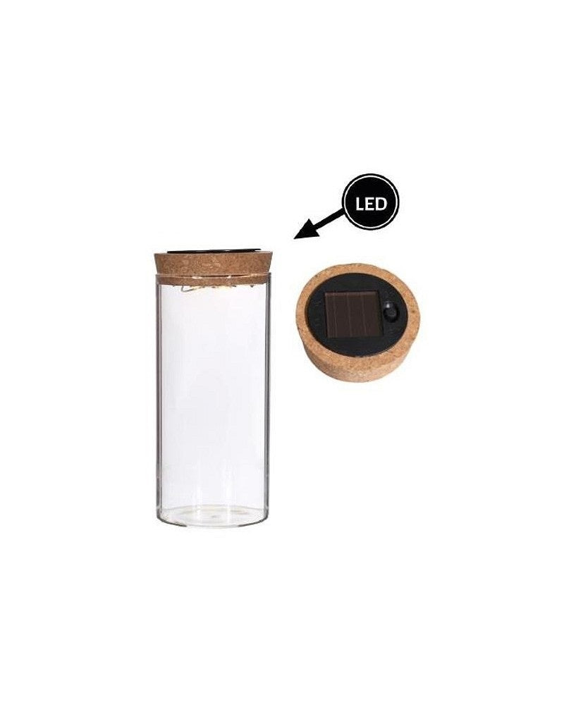 Reagenzglas Ø8 h: 18 cm m. Solar-Kork-Deckel