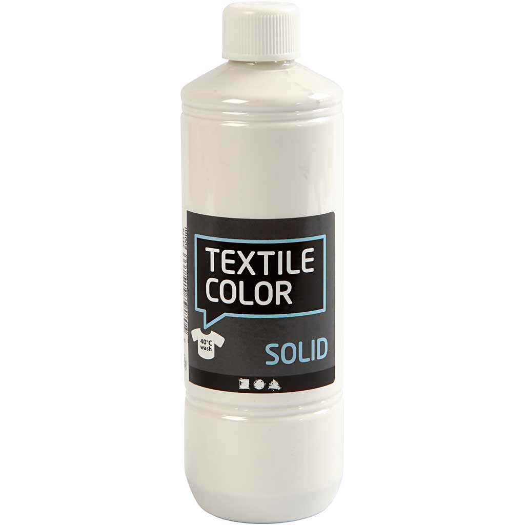 Textile Solid, opaque, opaque white, 500ml/ 1 bottle