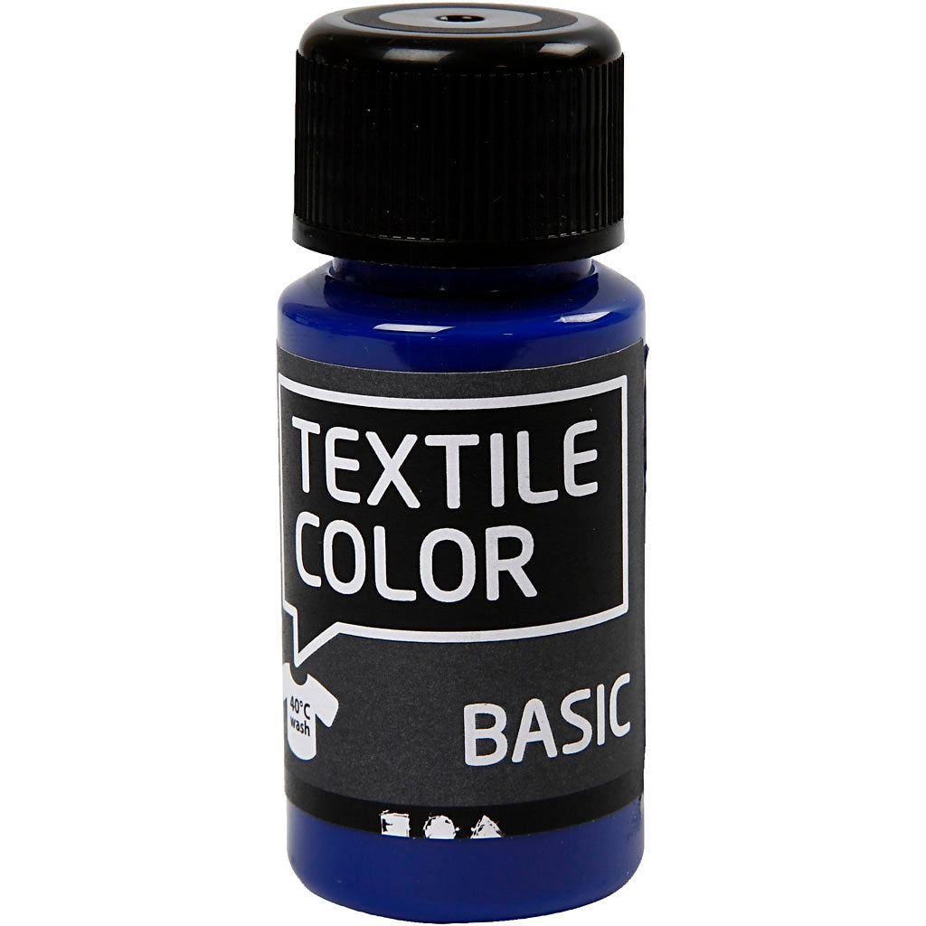 Textile Color, primary blue, 50 ml/ 1 bottle