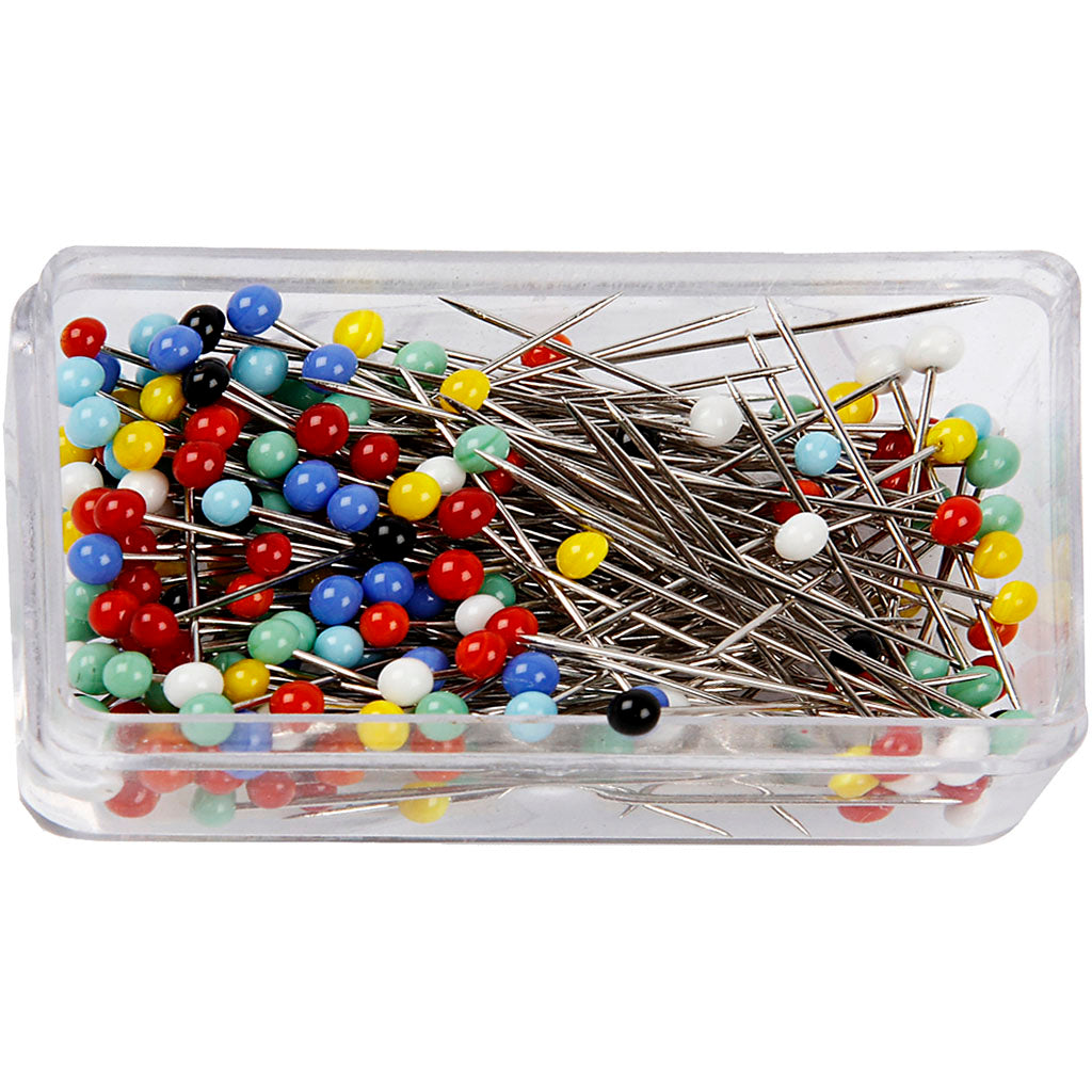 Head Pins, L: 31 mm, 200 pc