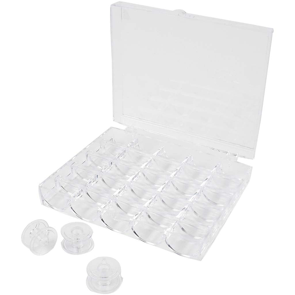 Sewing Machine Bobbins, H: 10 mm, dia. 20 mm