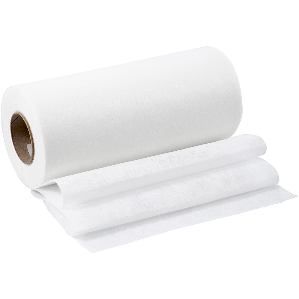 Vlieseline, W: 21 cm, thickness 0,7-1 mm, 41 g, 25 m/ 1 roll