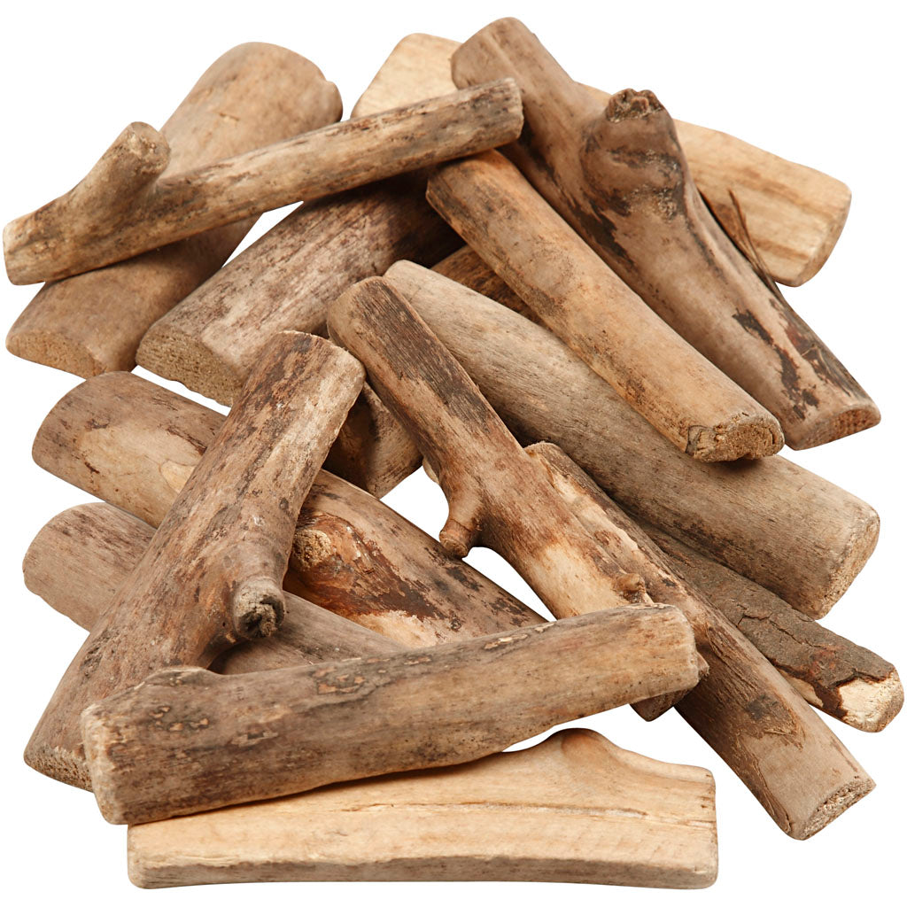 Wood Mix, L: 6-14 cm, thickness 15 mm, 610 g
