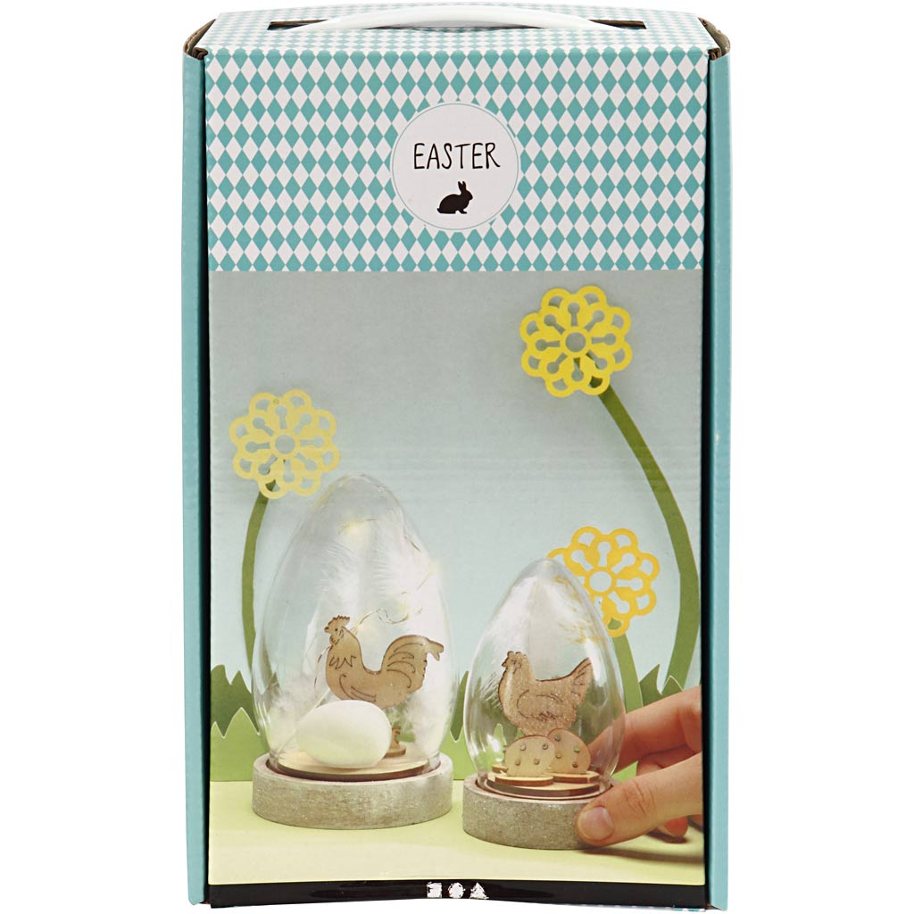 Bells with Inner Decorations, H: 12+15,5 cm, 2 pc