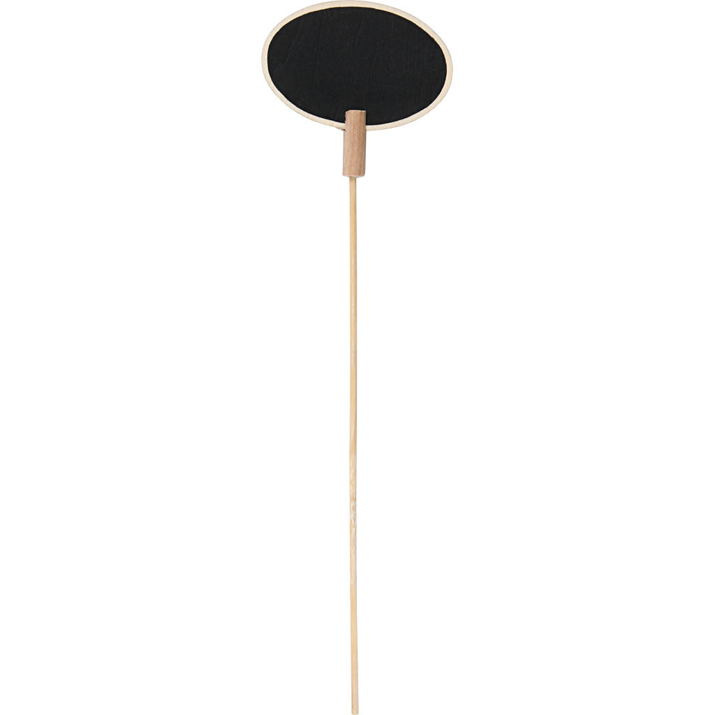 Sign on a stick, size 7,3x5 cm, thickness 3 mm, 5 pc