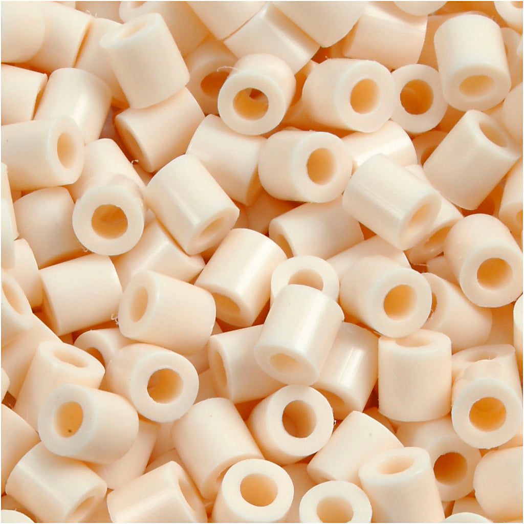 PhotoPearls, size 5x5 mm, hole size 2,5 mm, medium, light beige (12), 6000 pc