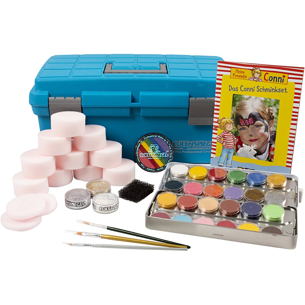 Eulenspiegel Face Paint - Motif Set, assorted colours