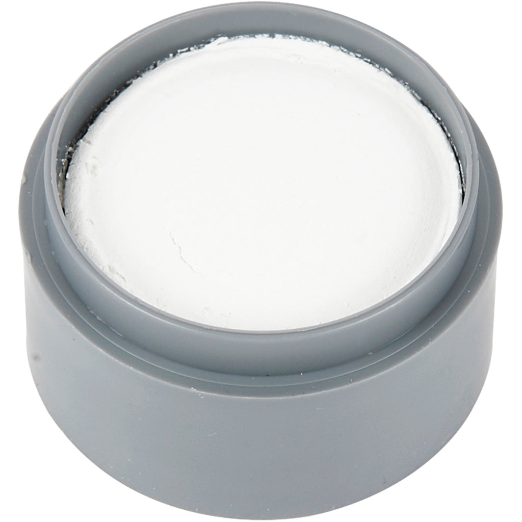 Water-based Face Paint, white, 15ml/ 1 tub