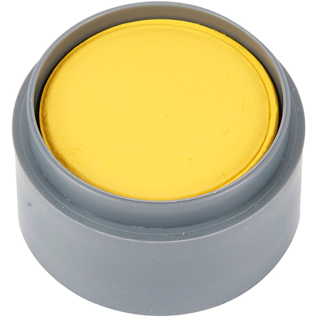 Water-based Face Paint, yellow, 15ml/ 1 tub