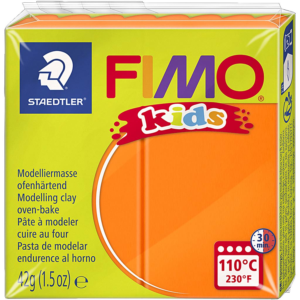 FIMO® Kids Clay, orange, 42 g