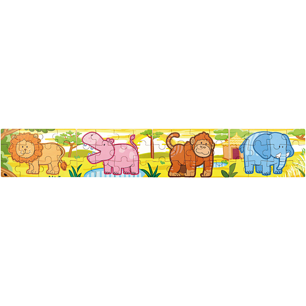 VIGA 4-in-1 Jigsaw Puzzle, size 4x(11,5x17,5) cm, 48 puzzle pieces