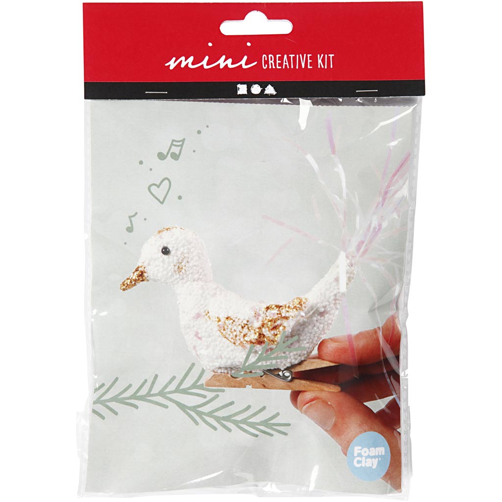 Mini Craft Kit, clip-on bird