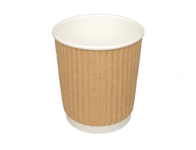 Coffee Cup 120cc 4oz Ø6,3cm Ripple Kraft (500 pcs)
