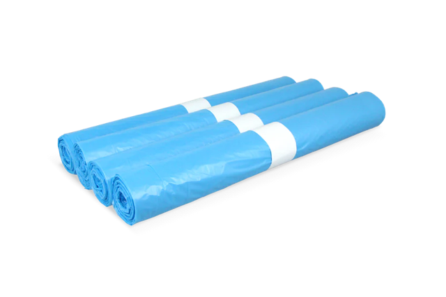 Garbage bags 120 liter 80x110cm 15 Rolls with 20 bags blue (300 bags)