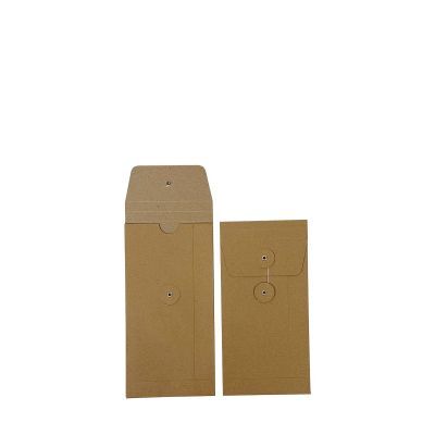 Paper invoice holders with a Japanese-style fastening 11x22+2x1,25cm Brown