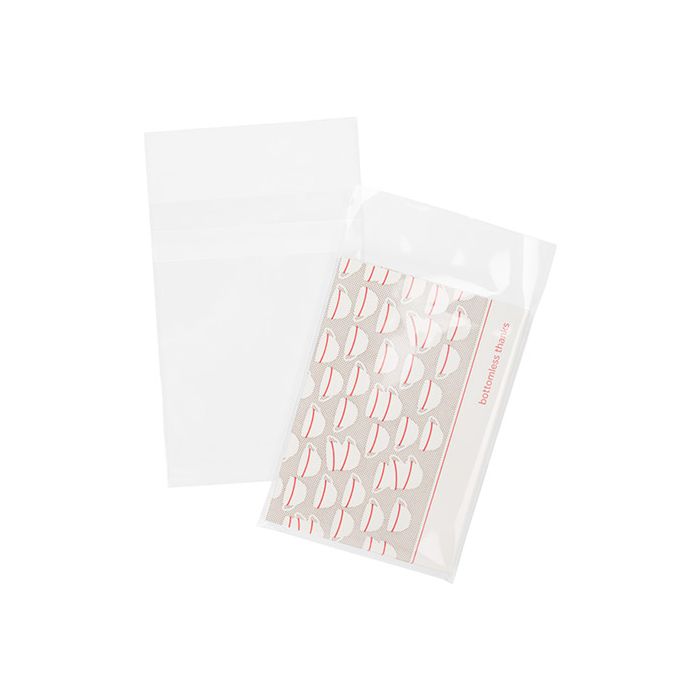 Plastic Bags 9.5x13cm Transparent Peel and Seal
