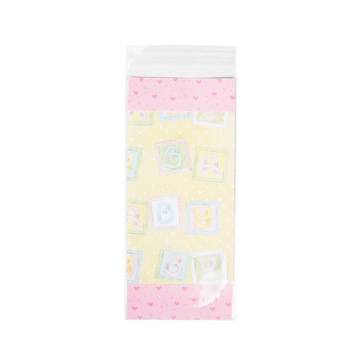 Plastic Bags 10,3x22,9 cm Transparent Peel and Seal