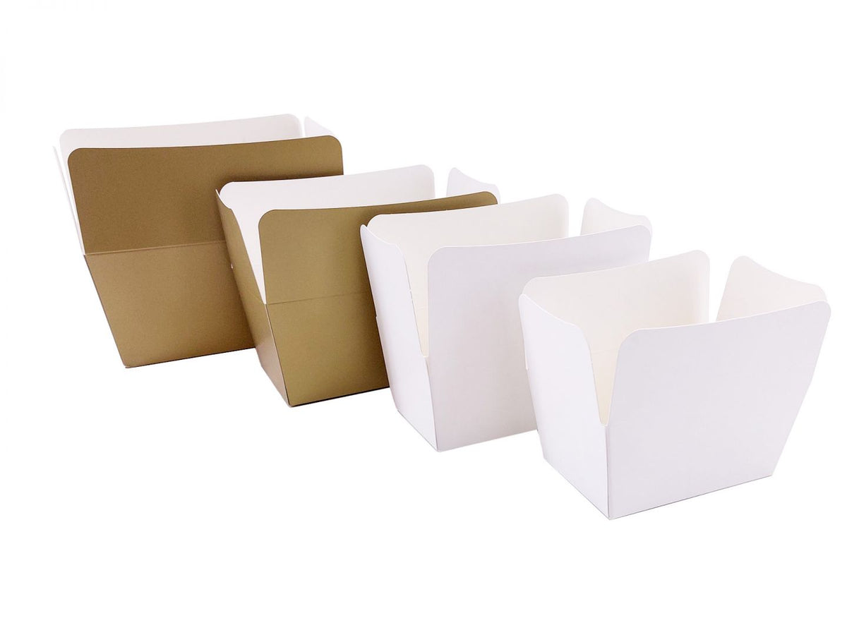 Bonbon box white 8x7x13,5cm 500 grams (75 pcs)
