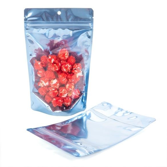 Stand Up Pouches Transparent/Blue 13x7.9x20.6cm | 113 grams