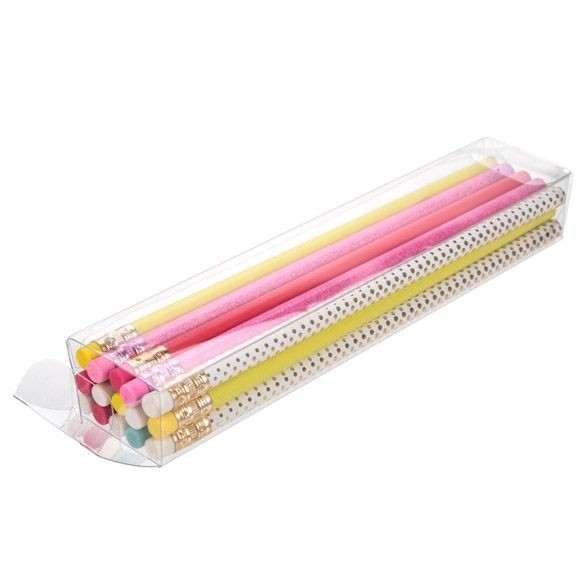 Plastic Gift Boxes 3.8x2.5x19.1cm Crystal Clear