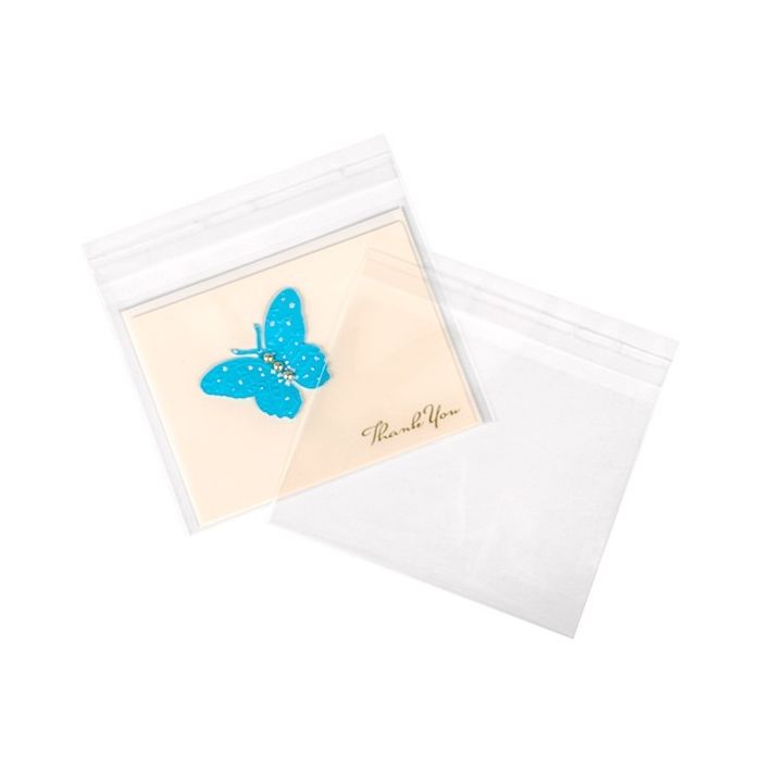 Plastic Bags 15x11.5cm Transparent Peel and Seal