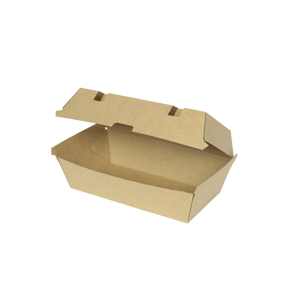 Take-away Boxes Cardboard 21.4x11.4x8.5 cm Brown (200 pieces)