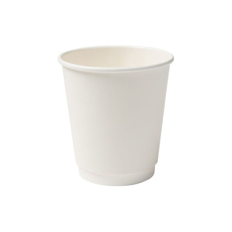 Double-walled Cup Cardboard 200 ml Ø 80 White (500 pieces)