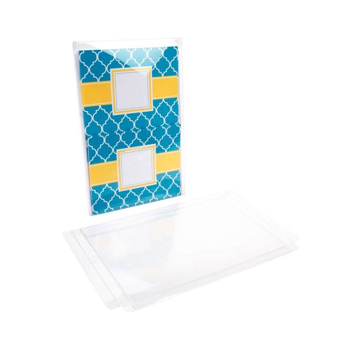 Plastic Gift Boxes 14.9x1.3x22.7cm Crystal Clear