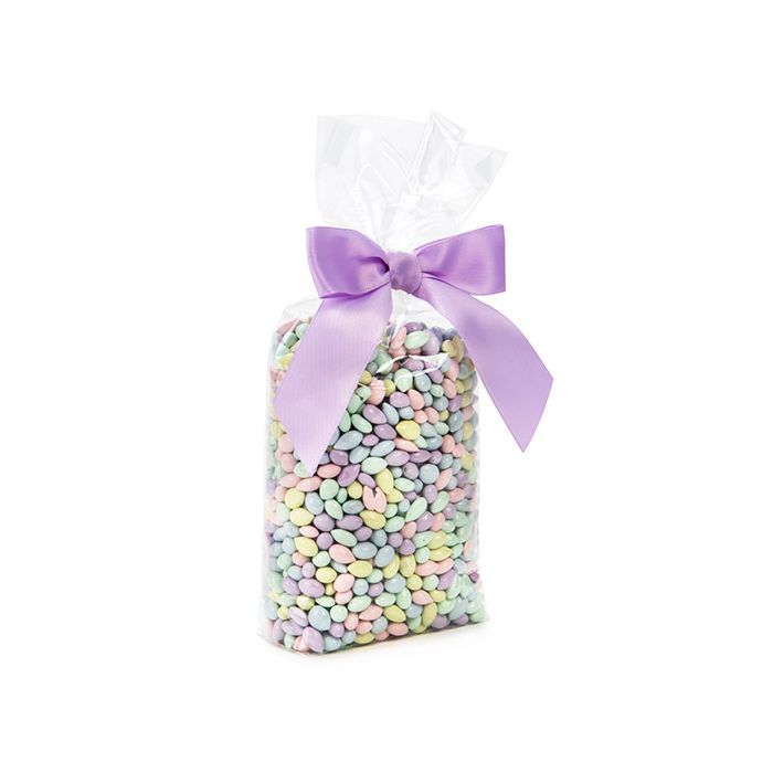 Block Bottom Bags Clear 7.6x3.2x21cm