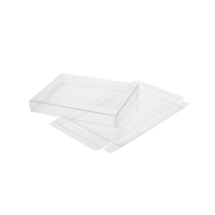 Plastic Gift Boxes 25.9x5.1x19.1cm Crystal Clear
