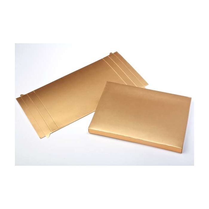 Kraft Gift Boxes Gold 9.5x2.5x13.7cm