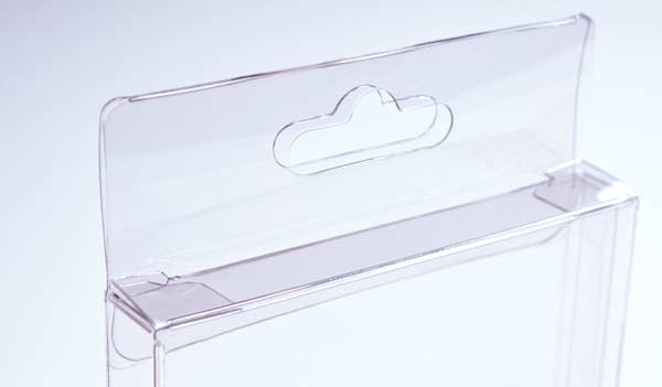 Plastic Gift Boxes 9.5x1.6x13.2cm with Hanger part