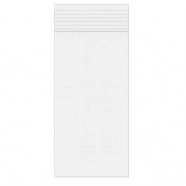 Grip Seal Bags 10x25.5cm Crystal Clear PP 50 micron