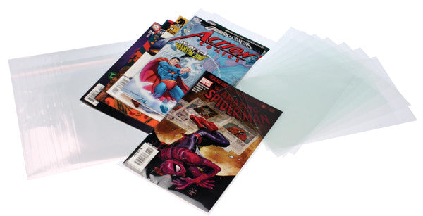 Plastic Bags for Comic Books 23x31 + 4cm with Protective Closure