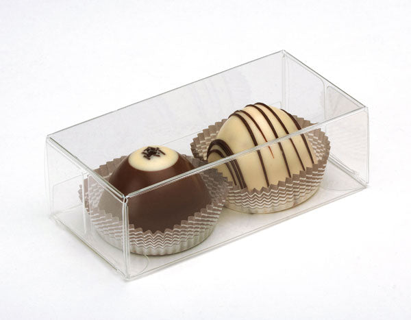 Plastic Gift Boxes for "chocolate" Truffels 5.4x3.5x10.8cm