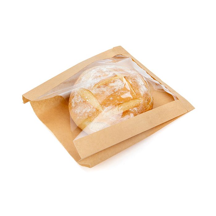 Kraft Bags 22,9x4,1x27,9 cm With Side Gussed