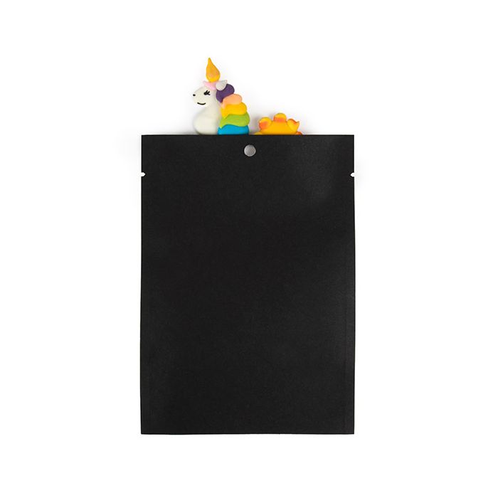 Kraft Bags Black Eco-friendly 10,2x15,2 cm Sealable