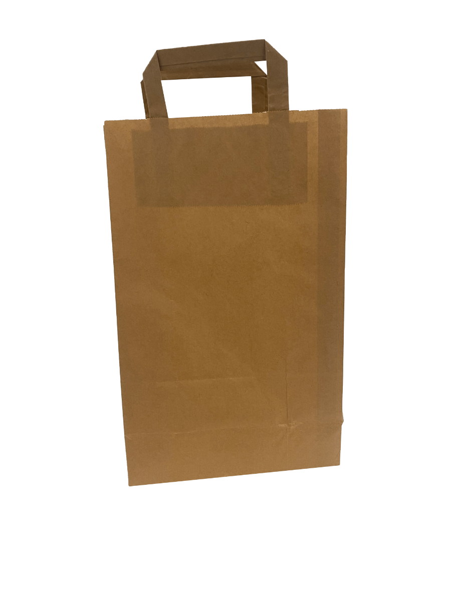 Paper Carrier Bags 22x11x36cm Brown Kraft 70 g/qm