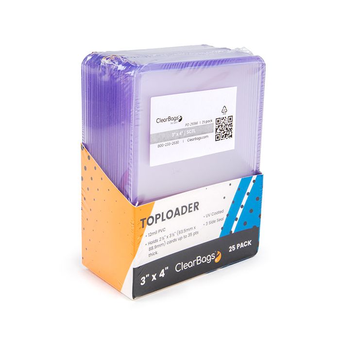 Sports Card Top Loader 7,6x10,2 cm