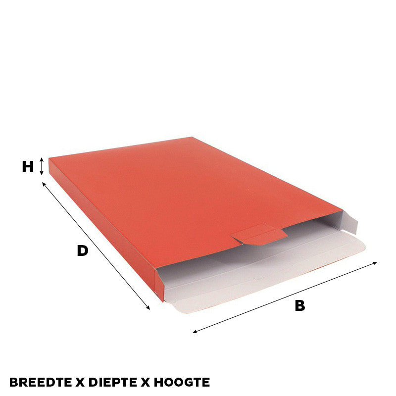 Shipping boxes 30,5x42x9cm Red (50 pcs)