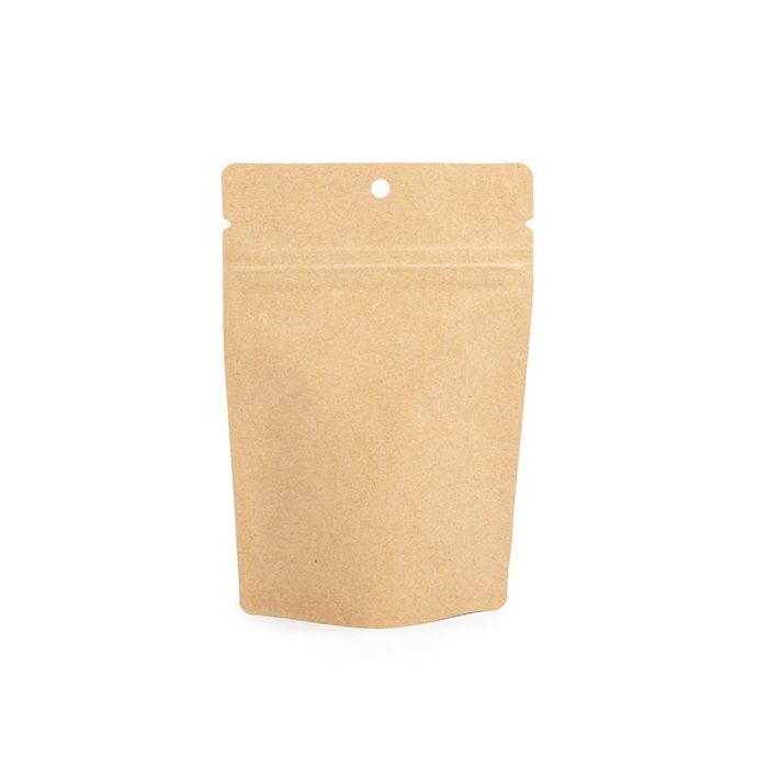 Stand Up Pouches Kraft 10.2x6x15.2cm with hanghole | 57 grams