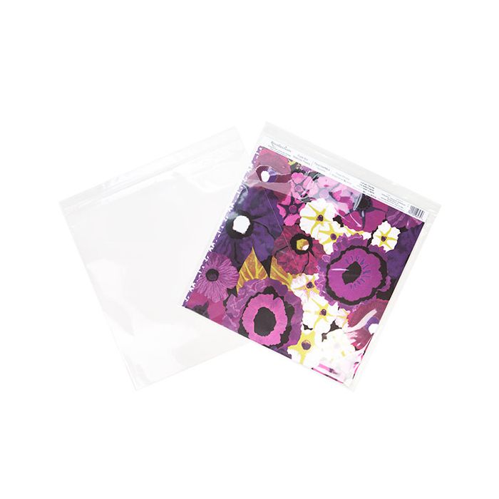 Grip Seal Bags with Vent-hole 33x33cm Crystal Clear PP 50 micron