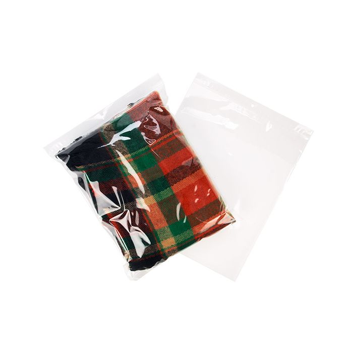 Grip Seal Bags with Hang hole 30.5x38cm Crystal Clear PP 50 micron